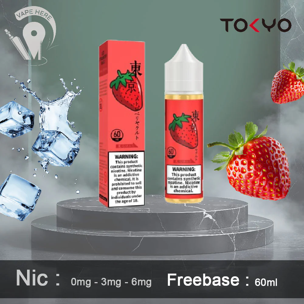 TOKYO ICED STRAWBERRY YAKULT E LIQUID 60ML- CLASSIC SERIES ( ICED STRAWBERRY )