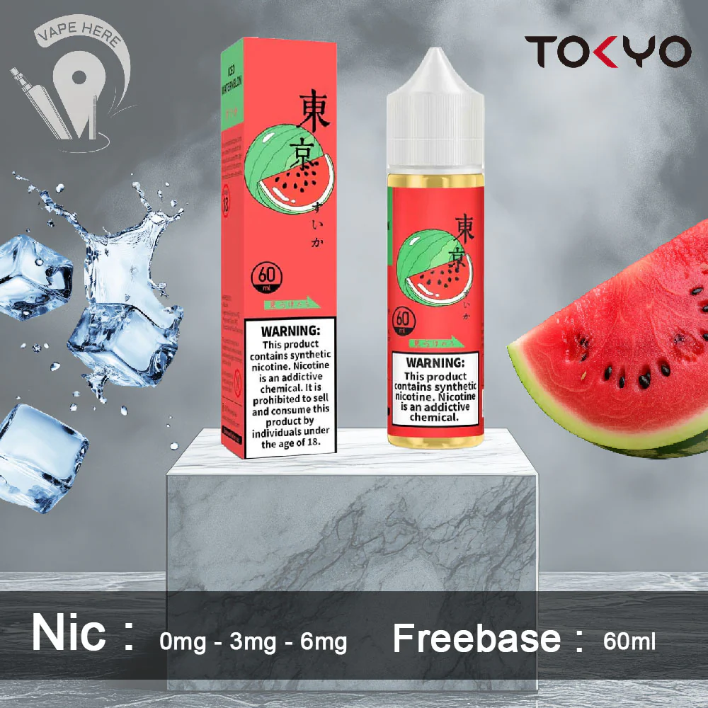 TOKYO ICED WATERMELON E LIQUID 60ML- CLASSIC SERIES - Image 2