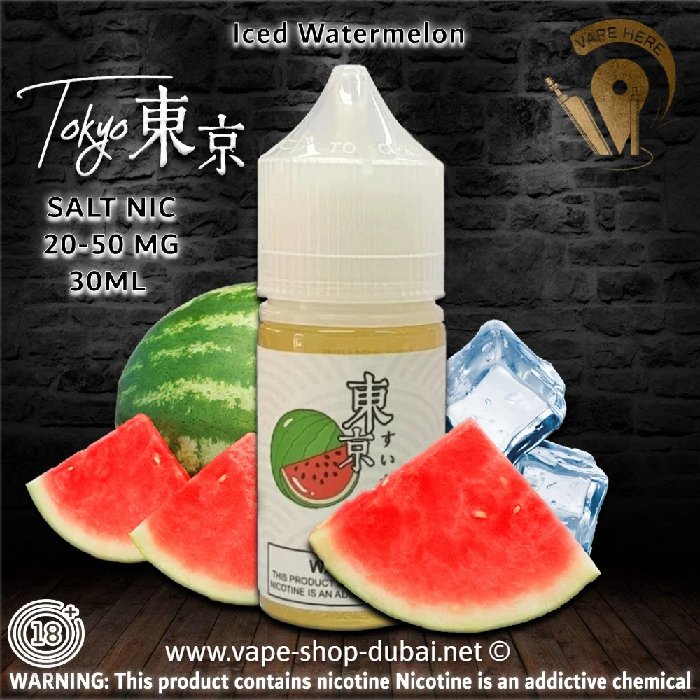 TOKYO ICED WATERMELON SALTNIC 30ML- CLASSIC SERIES - Image 6