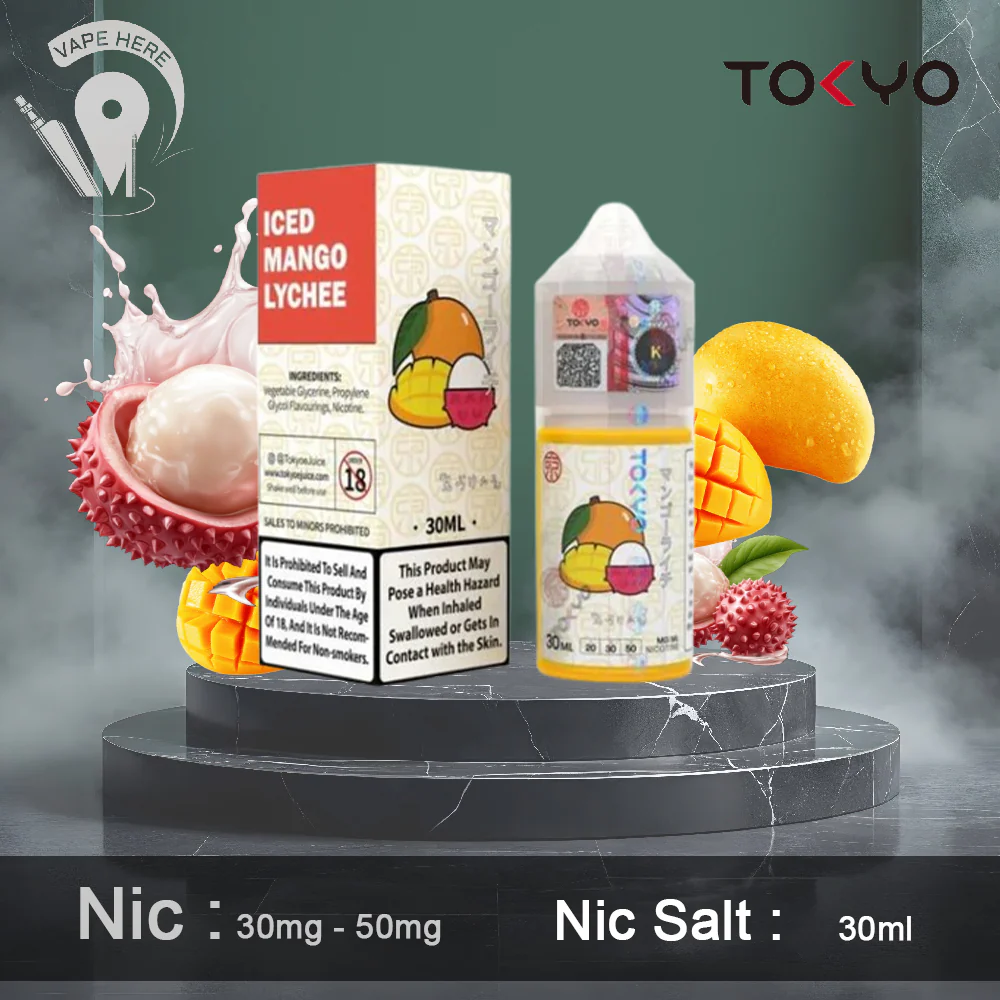TOKYO MANGO LYCHEE SALTNIC 30ML- CLASSIC SERIES