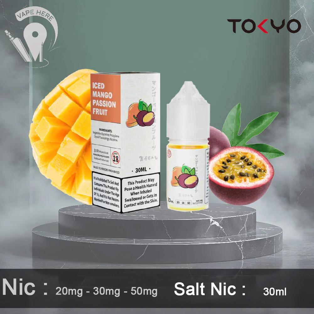 TOKYO MANGO PASSIONFRUIT SALTNIC 30ML- CLASSIC SERIES