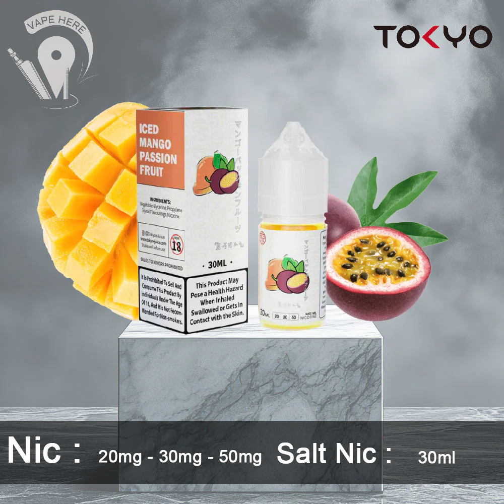 TOKYO MANGO PASSIONFRUIT SALTNIC 30ML- CLASSIC SERIES - Image 2