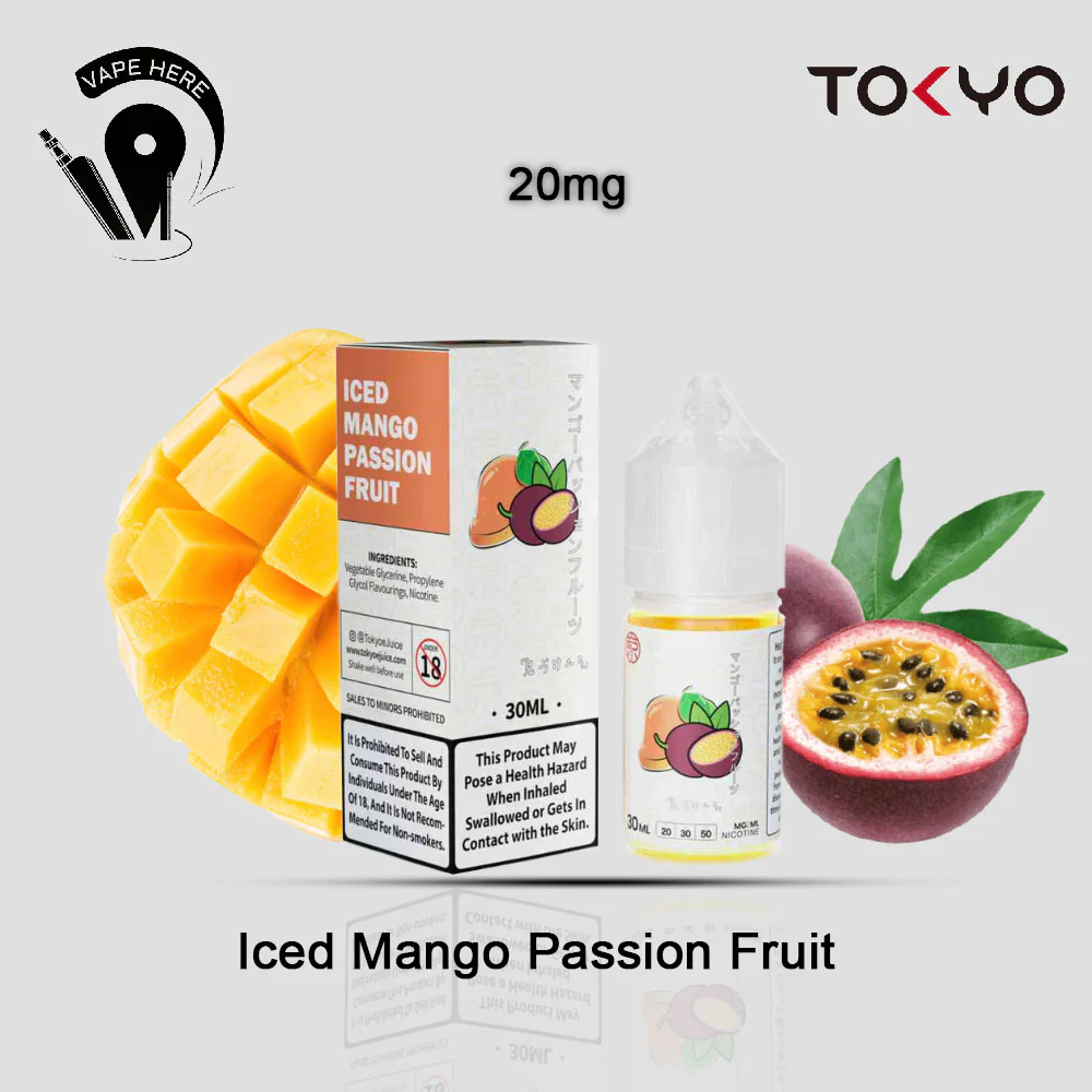 TOKYO MANGO PASSIONFRUIT SALTNIC 30ML- CLASSIC SERIES - Image 3