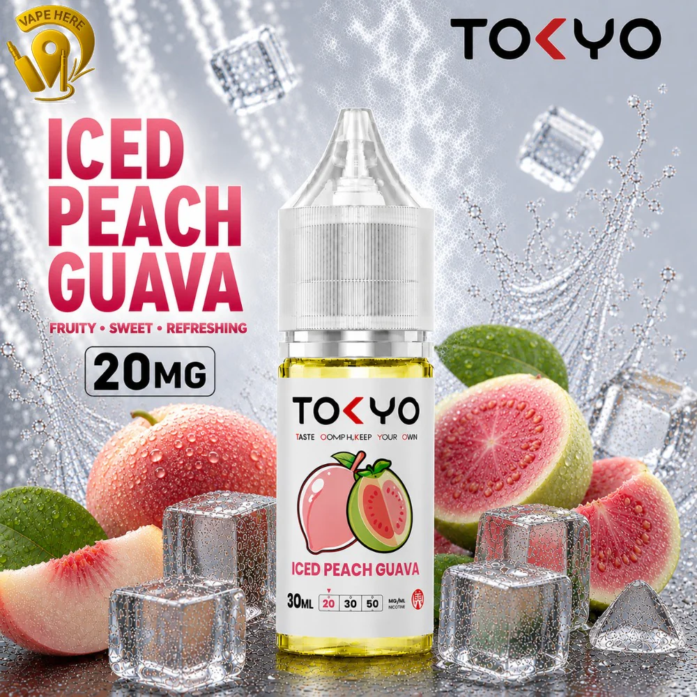 TOKYO PEACH GUAVA SALTNIC 30ML- CLASSIC SERIES - Image 3