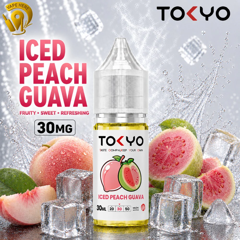 TOKYO PEACH GUAVA SALTNIC 30ML- CLASSIC SERIES - Image 4