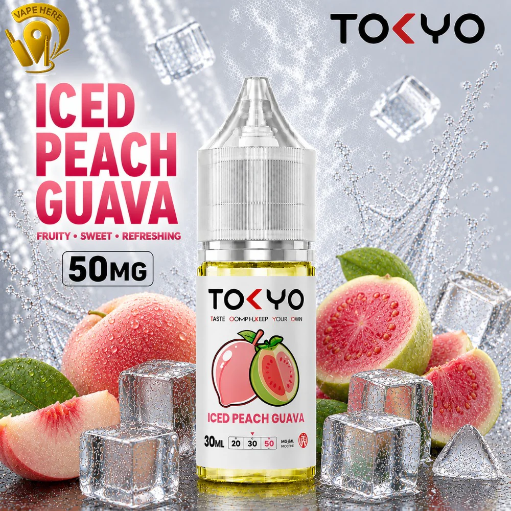 TOKYO PEACH GUAVA SALTNIC 30ML- CLASSIC SERIES - Image 5