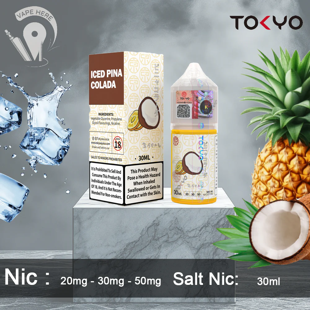 TOKYO PINA COLADA SALTNIC 30ML- CLASSIC SERIES - Image 2