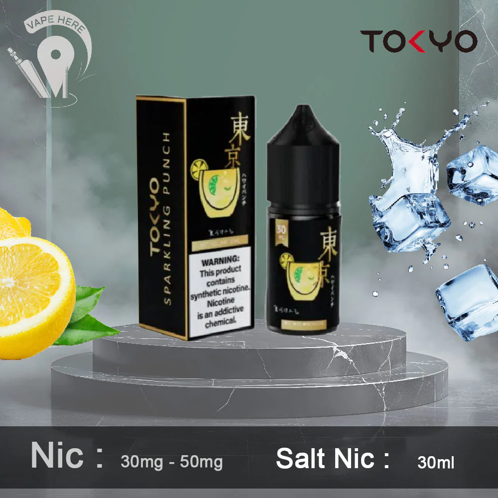 TOKYO SPARKLING PUNCH SALTNIC 30ML- GOLDEN SERIES