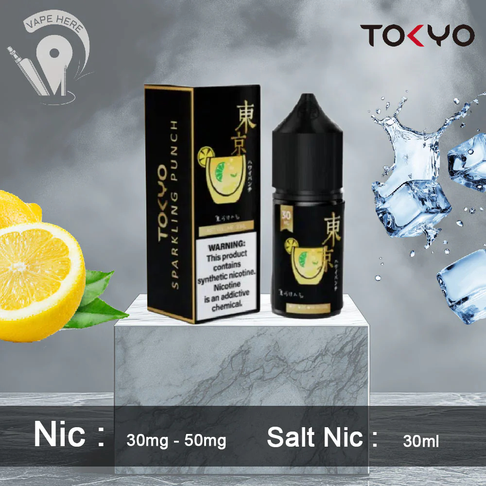 TOKYO SPARKLING PUNCH SALTNIC 30ML- GOLDEN SERIES - Image 2