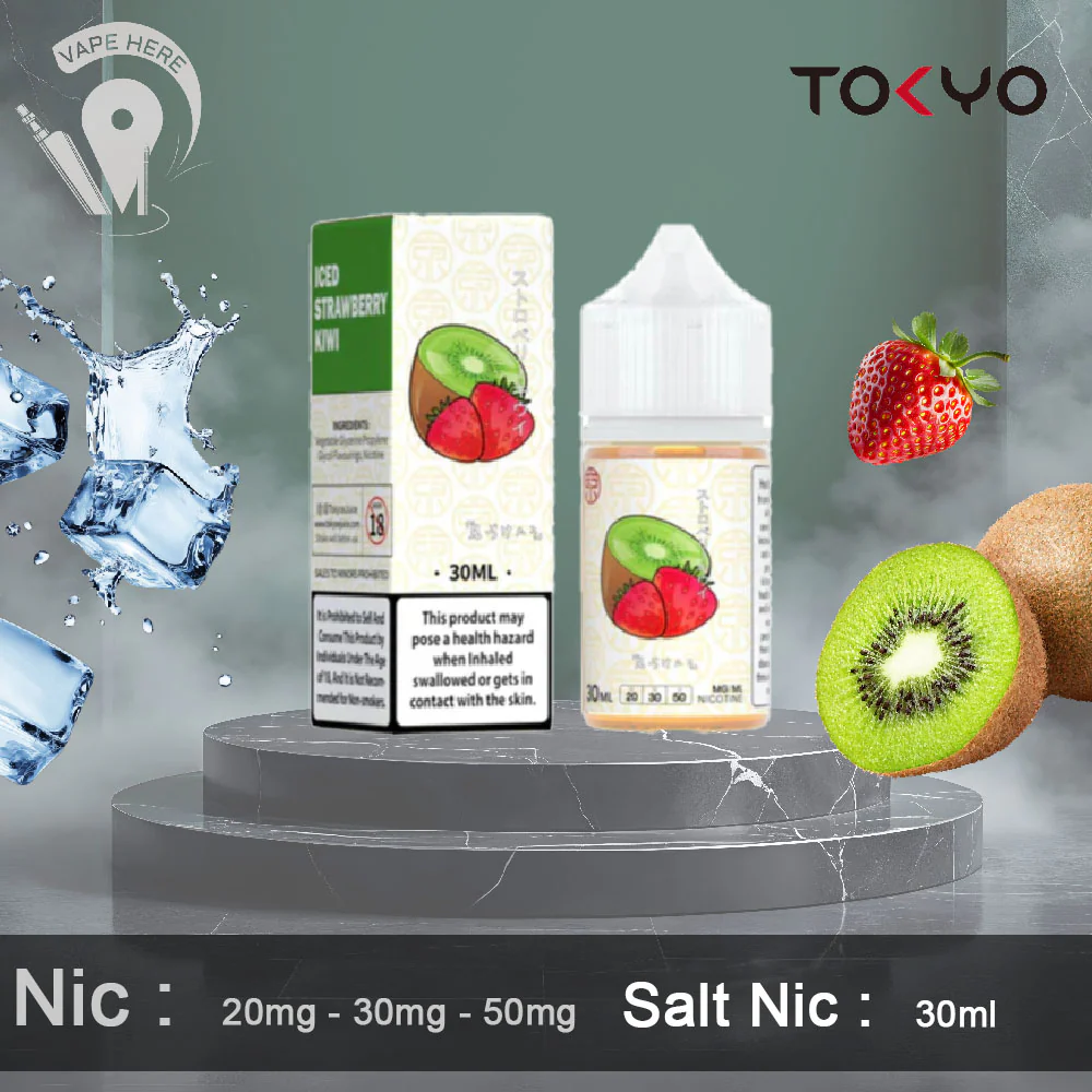 TOKYO STRAWBERRY KIWI SALTNIC 30ML- CLASSIC SERIES