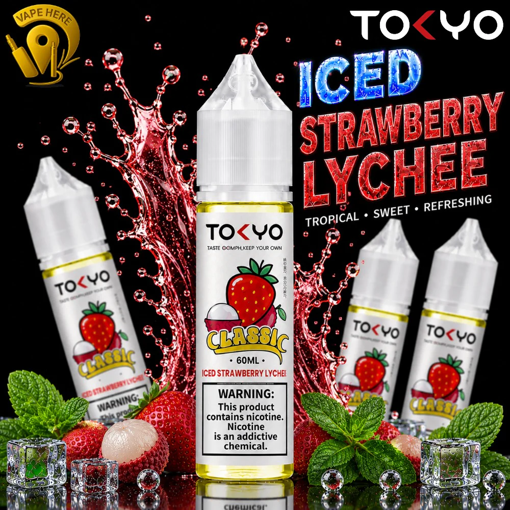 TOKYO STRAWBERRY LYCHEE 60ML- CLASSIC SERIES - Image 2