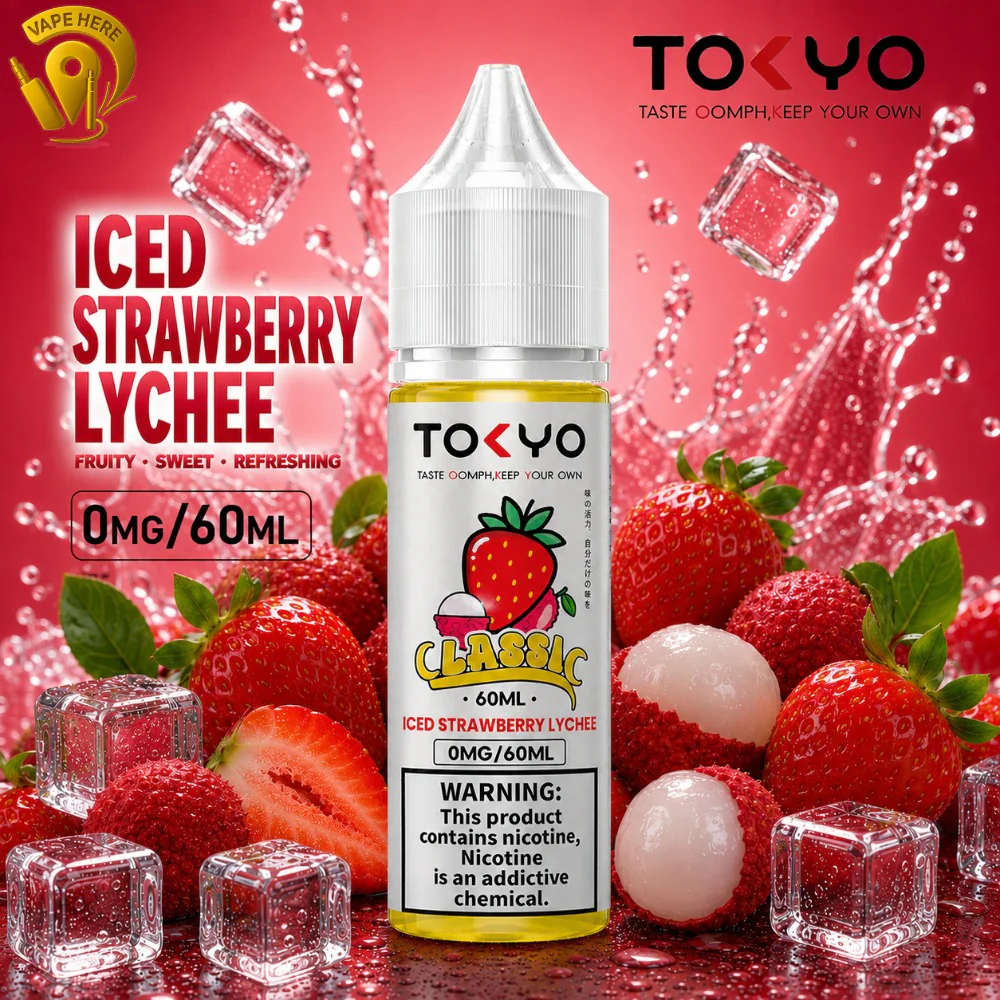 TOKYO STRAWBERRY LYCHEE 60ML- CLASSIC SERIES - Image 3
