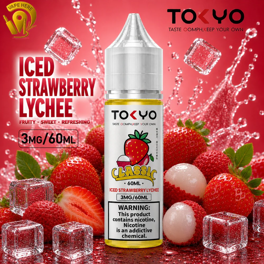 TOKYO STRAWBERRY LYCHEE 60ML- CLASSIC SERIES - Image 4