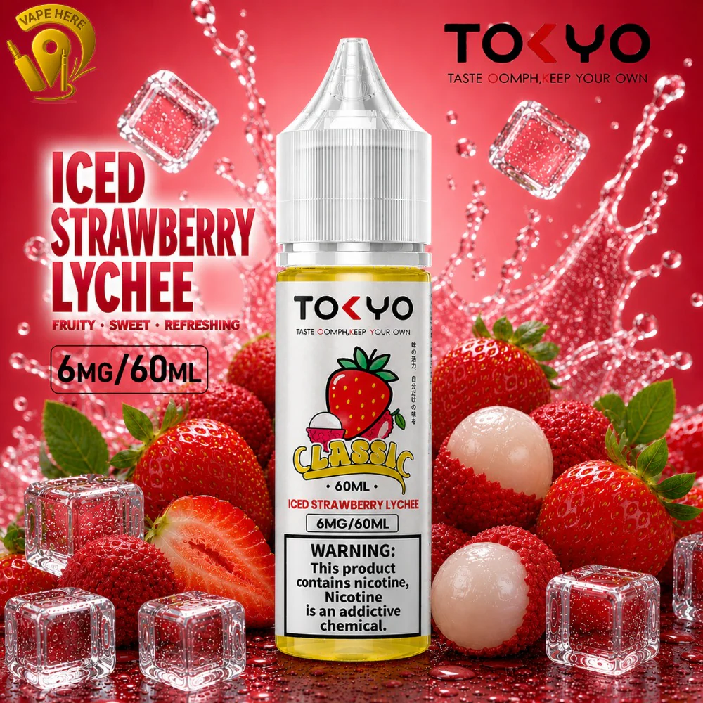 TOKYO STRAWBERRY LYCHEE 60ML- CLASSIC SERIES - Image 5