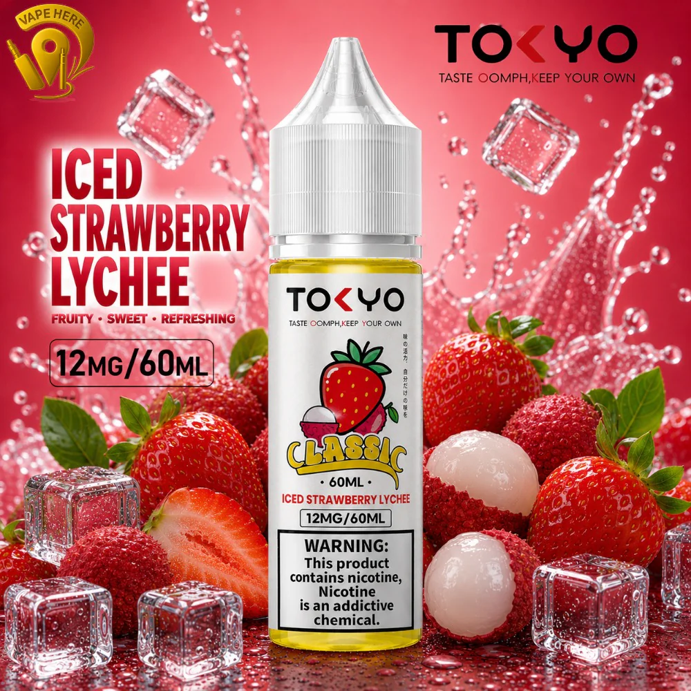 TOKYO STRAWBERRY LYCHEE 60ML- CLASSIC SERIES - Image 6