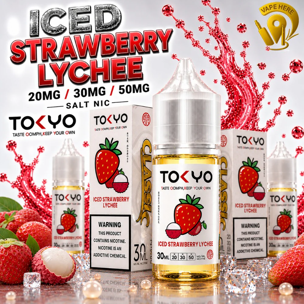 TOKYO STRAWBERRY LYCHEE SALTNIC 30ML- CLASSIC SERIES