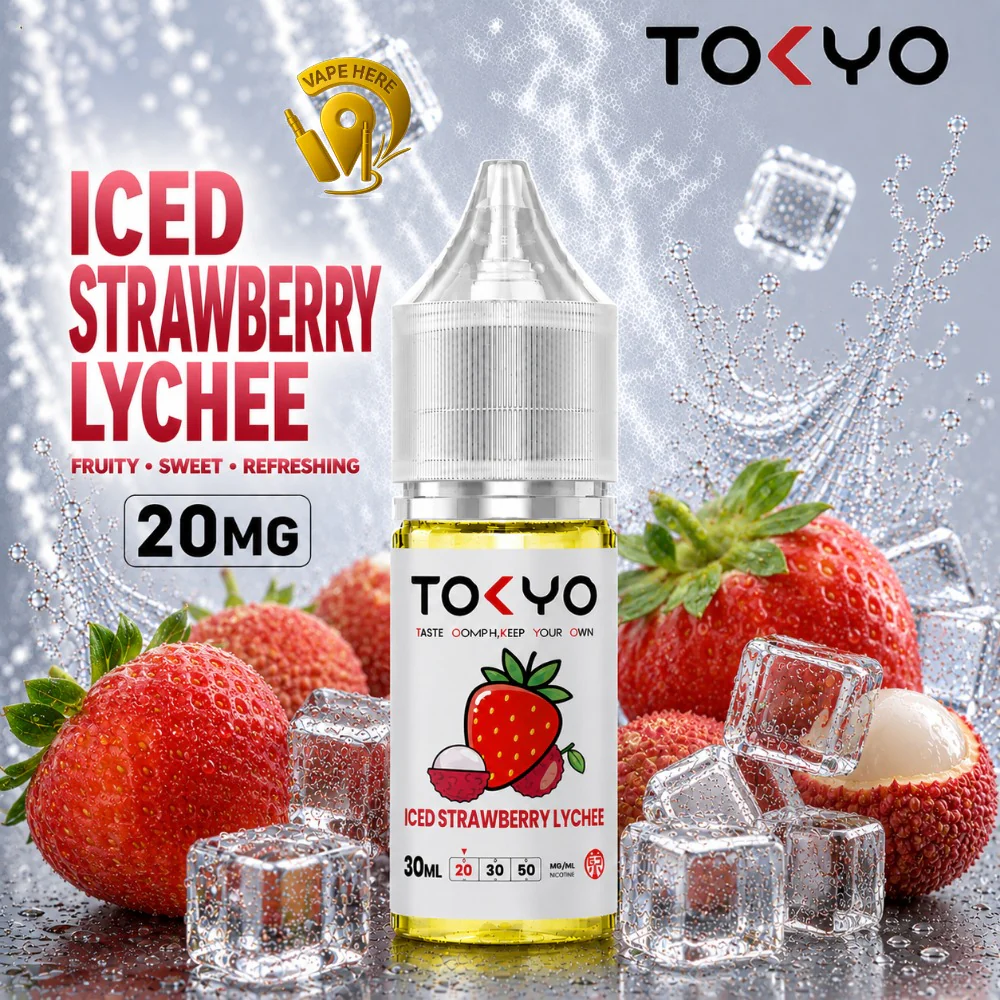 TOKYO STRAWBERRY LYCHEE SALTNIC 30ML- CLASSIC SERIES - Image 3