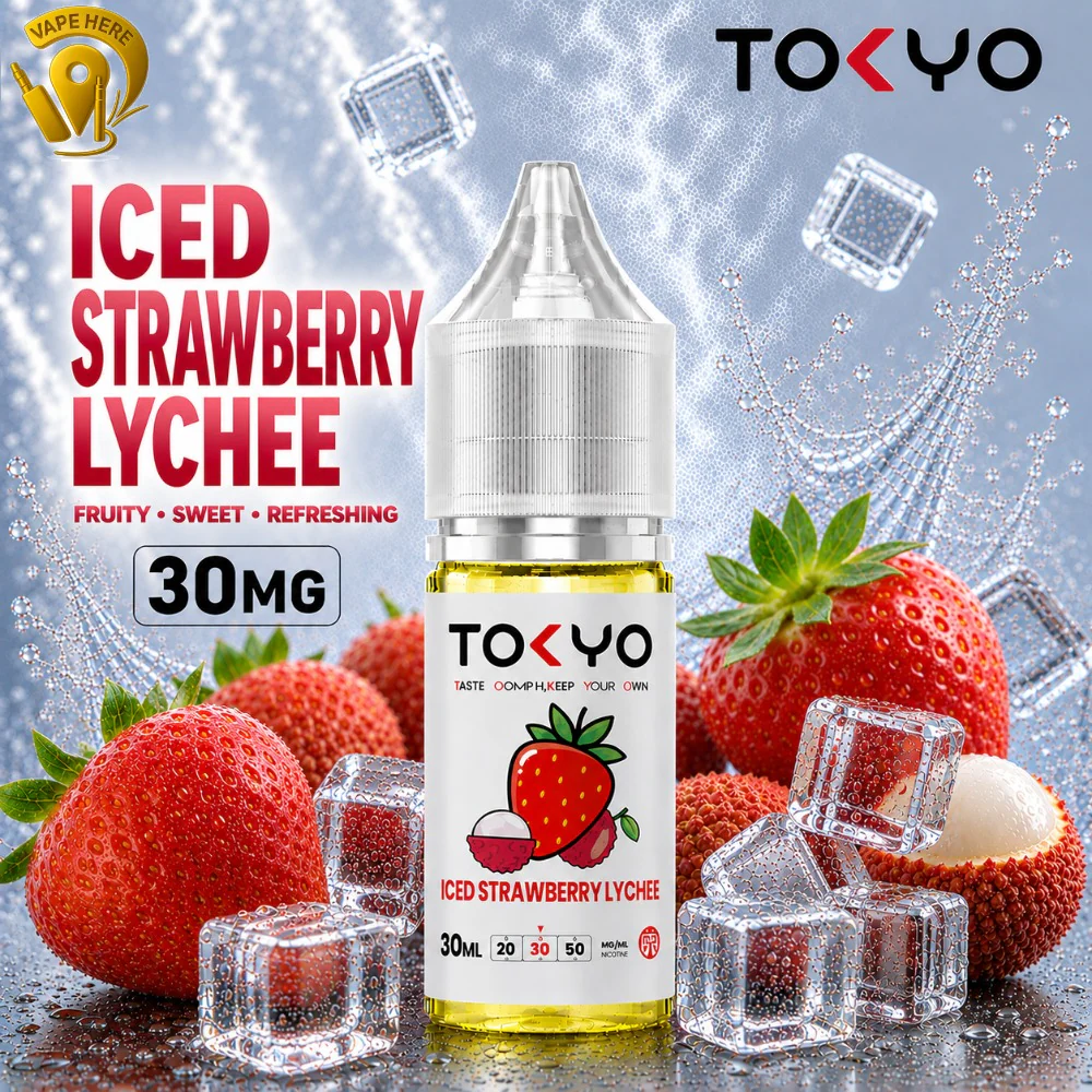 TOKYO STRAWBERRY LYCHEE SALTNIC 30ML- CLASSIC SERIES - Image 4