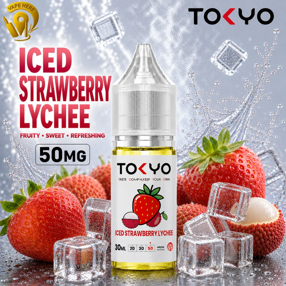 TOKYO STRAWBERRY LYCHEE SALTNIC 30ML- CLASSIC SERIES - Image 5