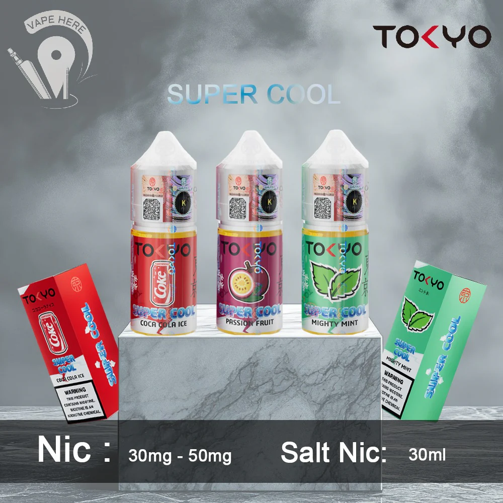 TOKYO SUPER COOL SALTNIC 30ML (30MG & 50MG) - Image 2