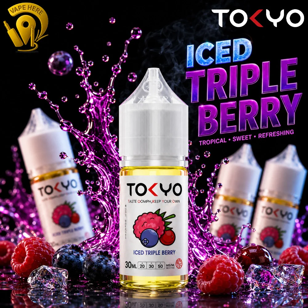 TOKYO TRIPLE BERRY SALTNIC 30ML- CLASSIC SERIES - Image 2
