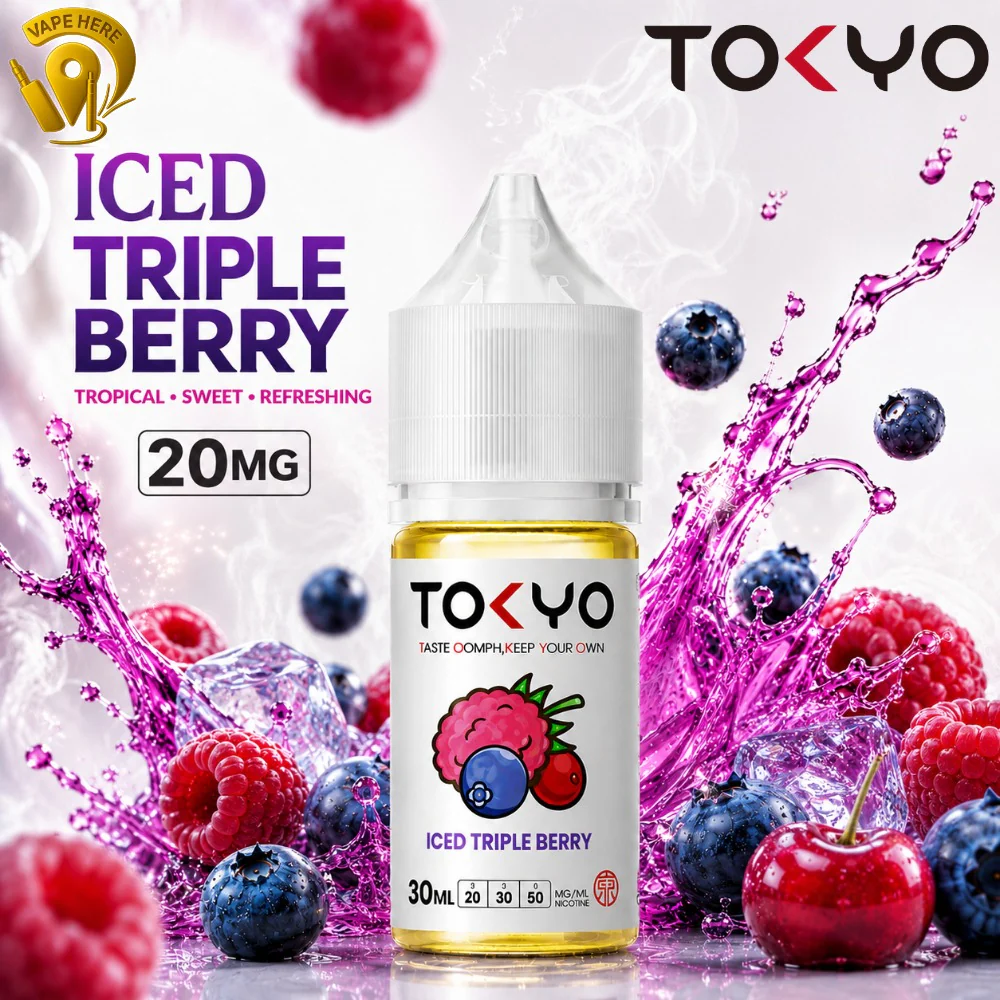 TOKYO TRIPLE BERRY SALTNIC 30ML- CLASSIC SERIES - Image 3