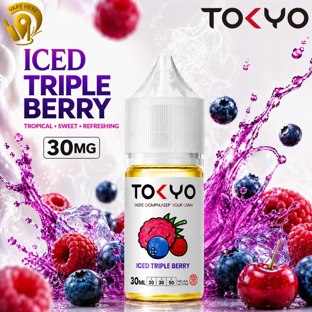 TOKYO TRIPLE BERRY SALTNIC 30ML- CLASSIC SERIES - Image 4