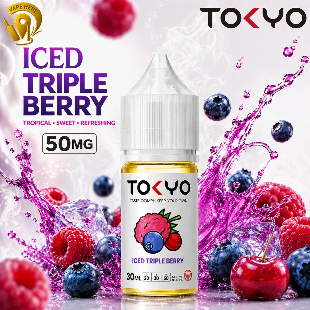TOKYO TRIPLE BERRY SALTNIC 30ML- CLASSIC SERIES - Image 5
