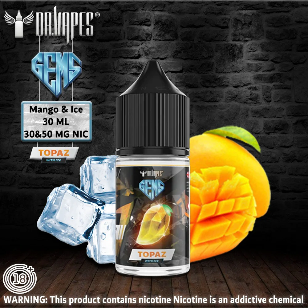 TOPAZ MAD MANGO - SaltNic 30ml by Dr Vapes (GEMS Series) - Image 3