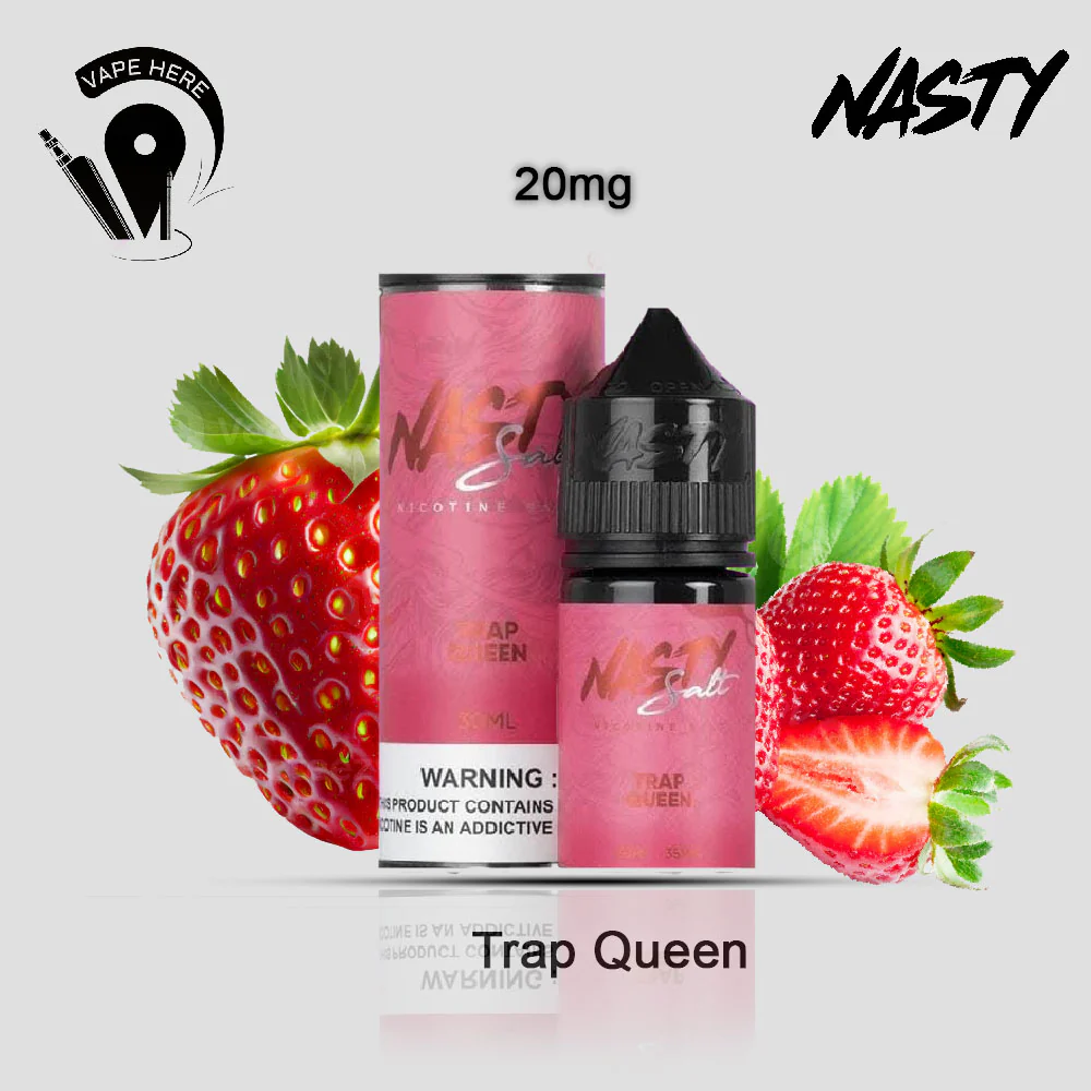 Trap Queen ( Strawberry ) - Nasty SaltNic 30ml - Image 3