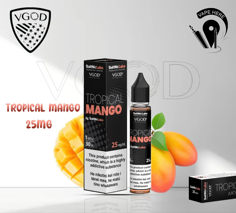 VGOD Tropical Mango Nic Salts - 30ml - Image 3