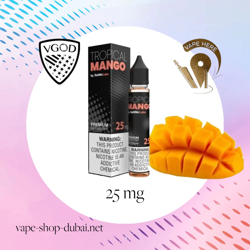 VGOD Tropical Mango Nic Salts - 30ml - Image 5