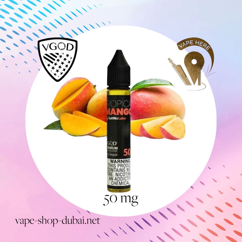 VGOD Tropical Mango Nic Salts - 30ml - Image 6