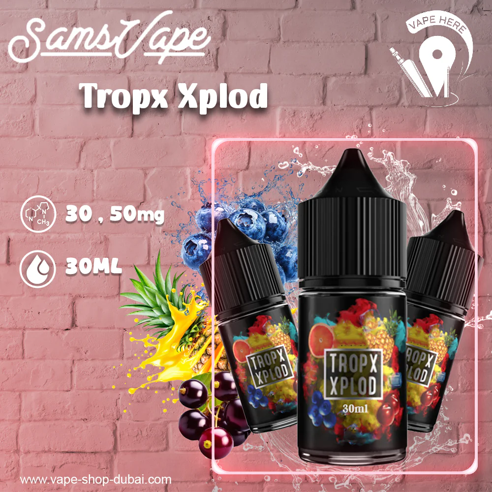 Tropx Xplod Saltnic by Sam Vapes