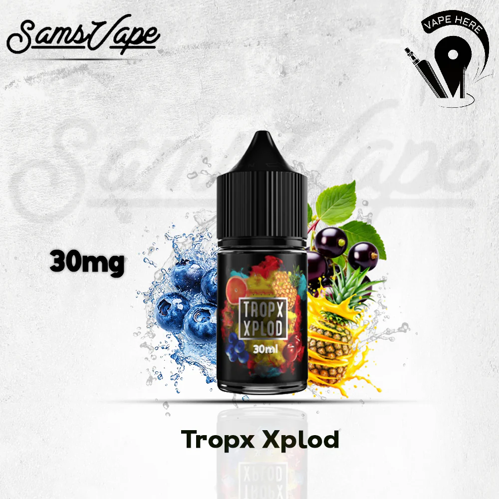 Tropx Xplod Saltnic by Sam Vapes - Image 3