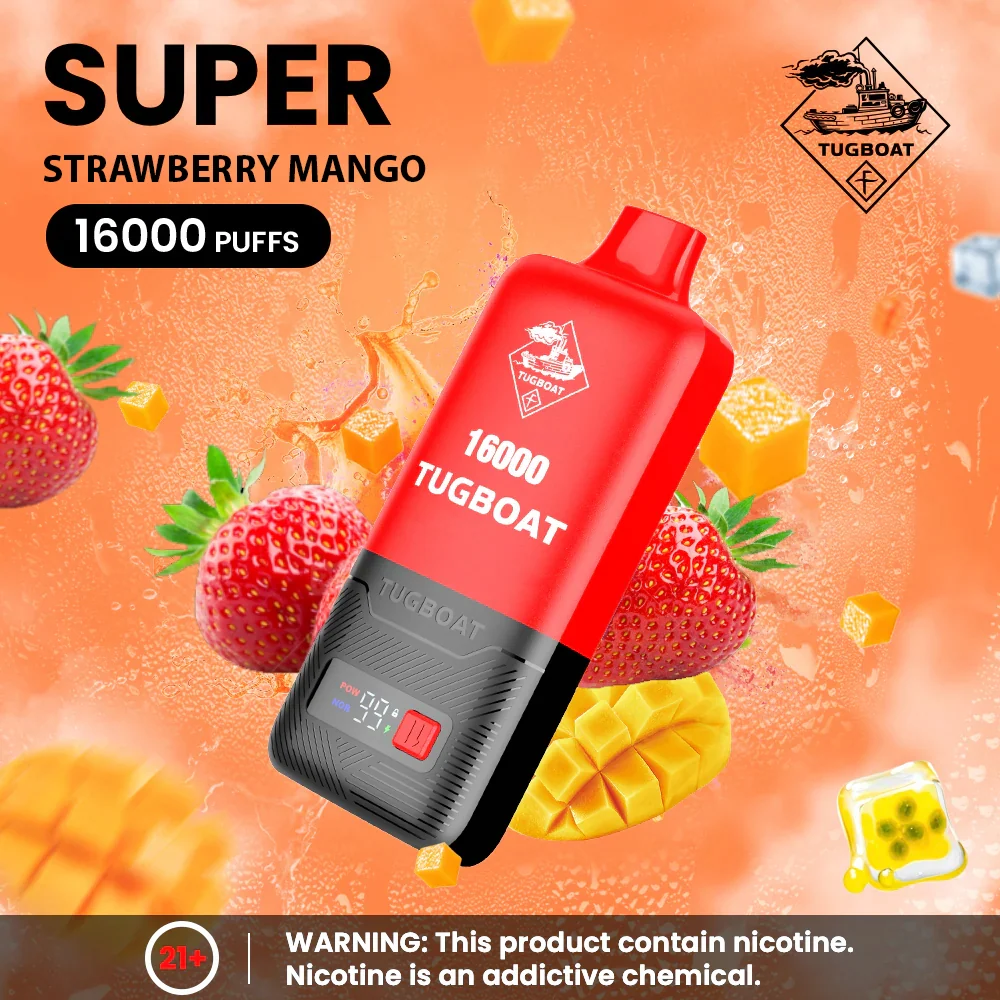 Tugboat 16K SUPER POD Disposable Vape - Image 4