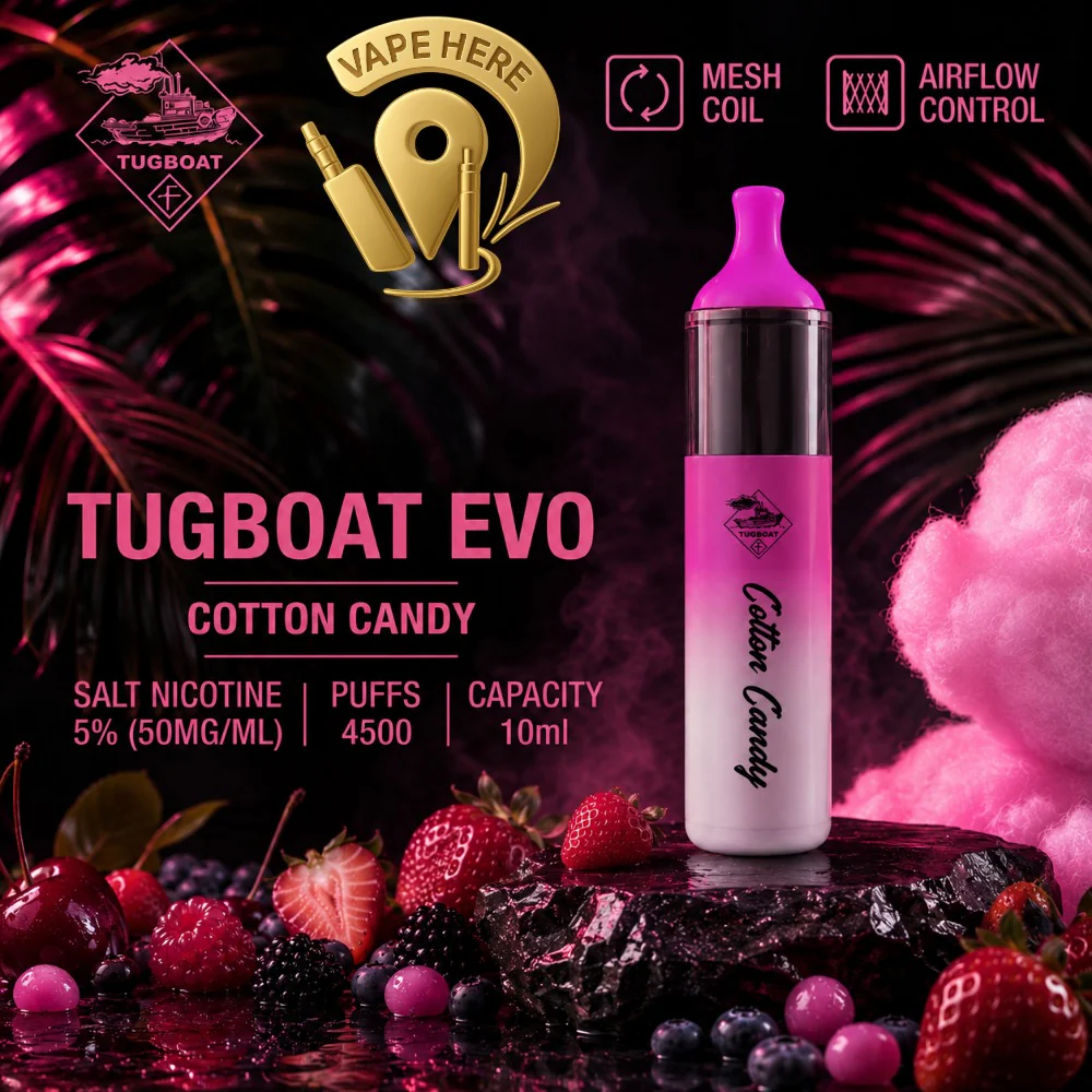 Tugboat EVO Disposable Vape Device 4500 Puffs 850mAh - Image 10