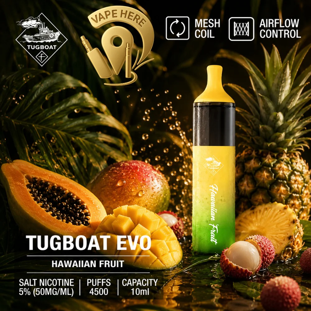 Tugboat EVO Disposable Vape Device 4500 Puffs 850mAh - Image 14