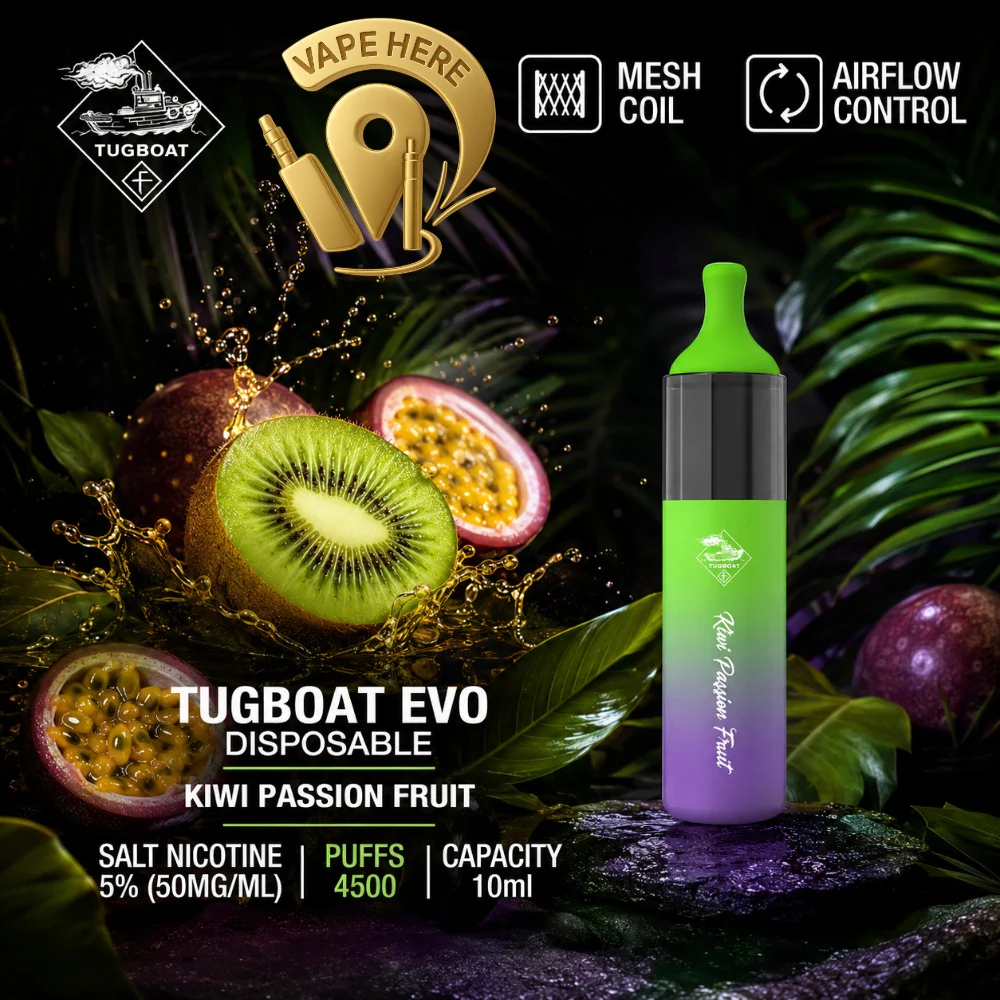 Tugboat EVO Disposable Vape Device 4500 Puffs 850mAh - Image 15