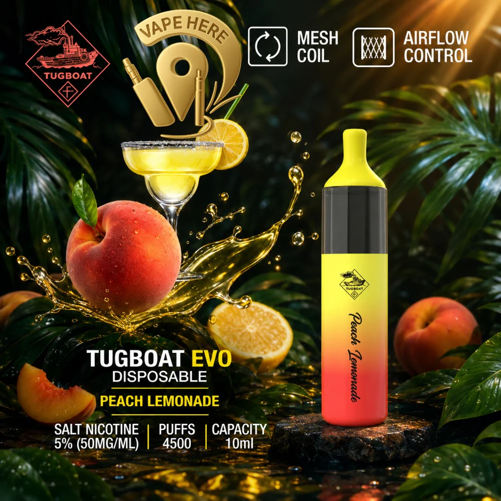 Tugboat EVO Disposable Vape Device 4500 Puffs 850mAh - Image 32