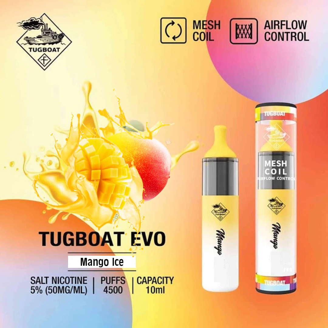 Tugboat EVO Disposable Vape Device 4500 Puffs 850mAh - Image 36