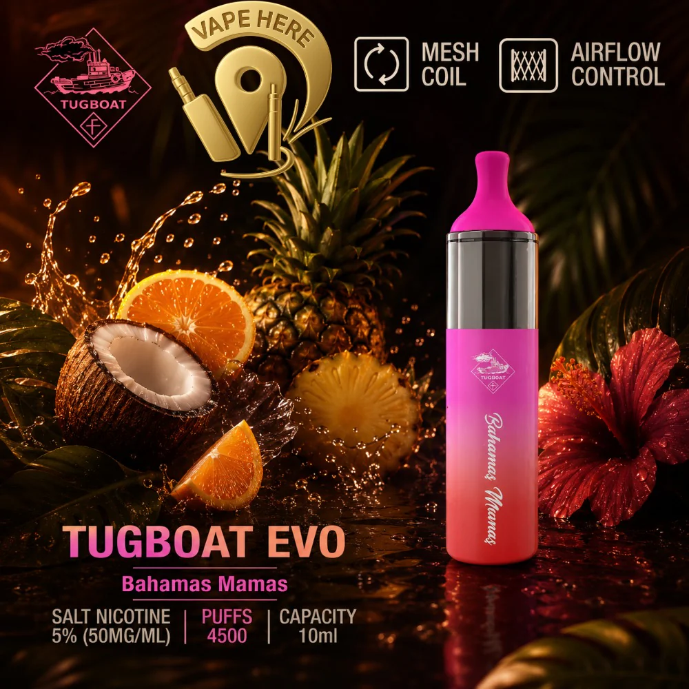 Tugboat EVO Disposable Vape Device 4500 Puffs 850mAh - Image 4