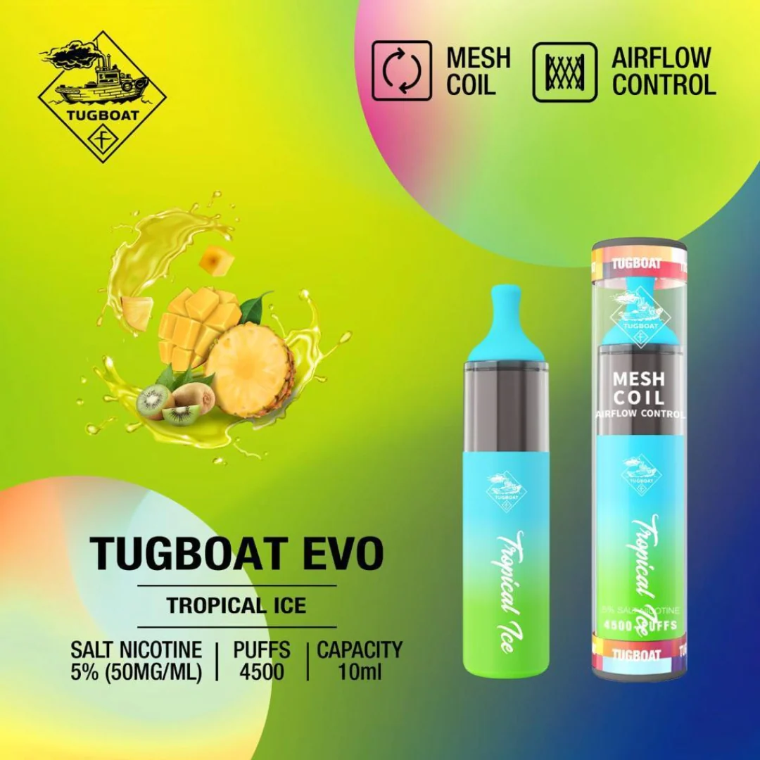 Tugboat EVO Disposable Vape Device 4500 Puffs 850mAh - Image 46