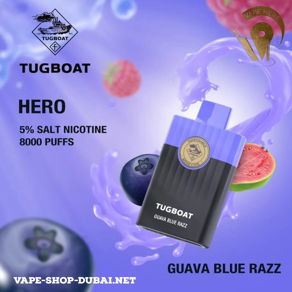 TUGBOAT HERO 8000 PUFFS DISPOSABLE VAPE - Image 9