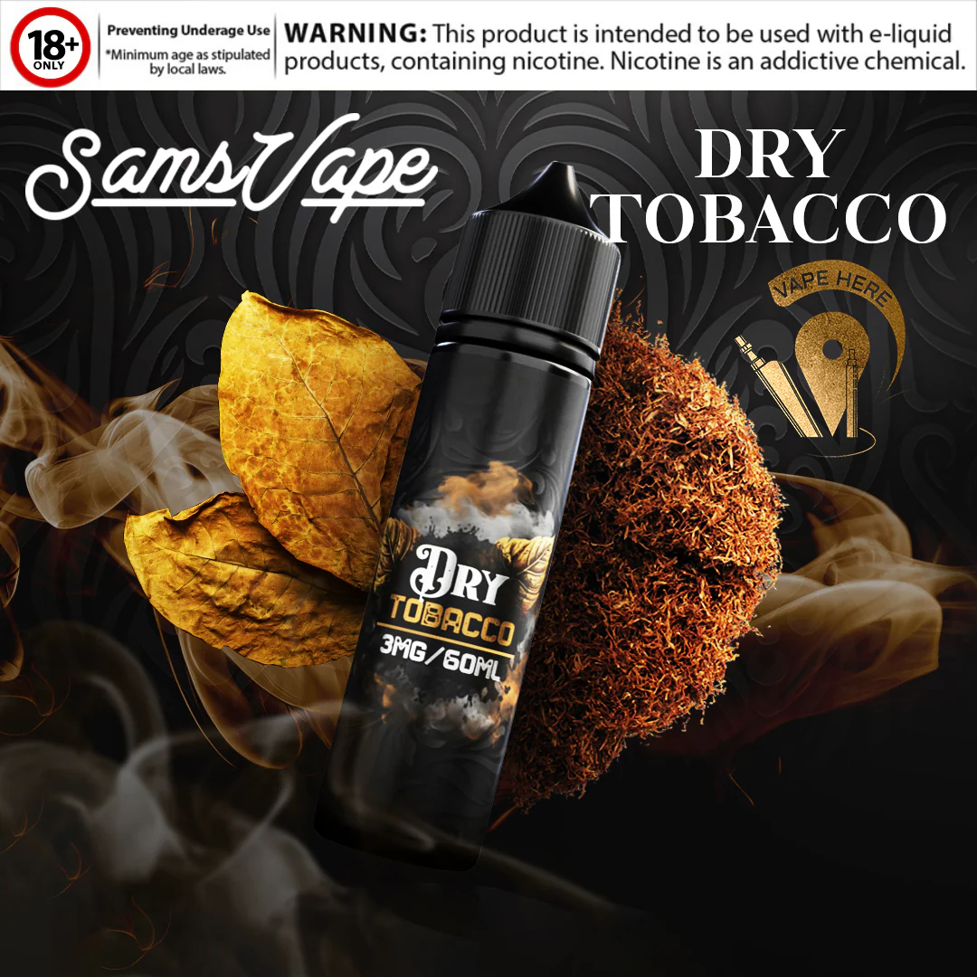 Dry Tobacco E-liquid By Sam Vapes