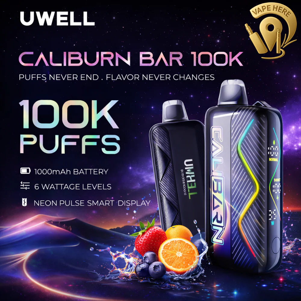 100K UWELL CALIBURN BAR Disposable Vape