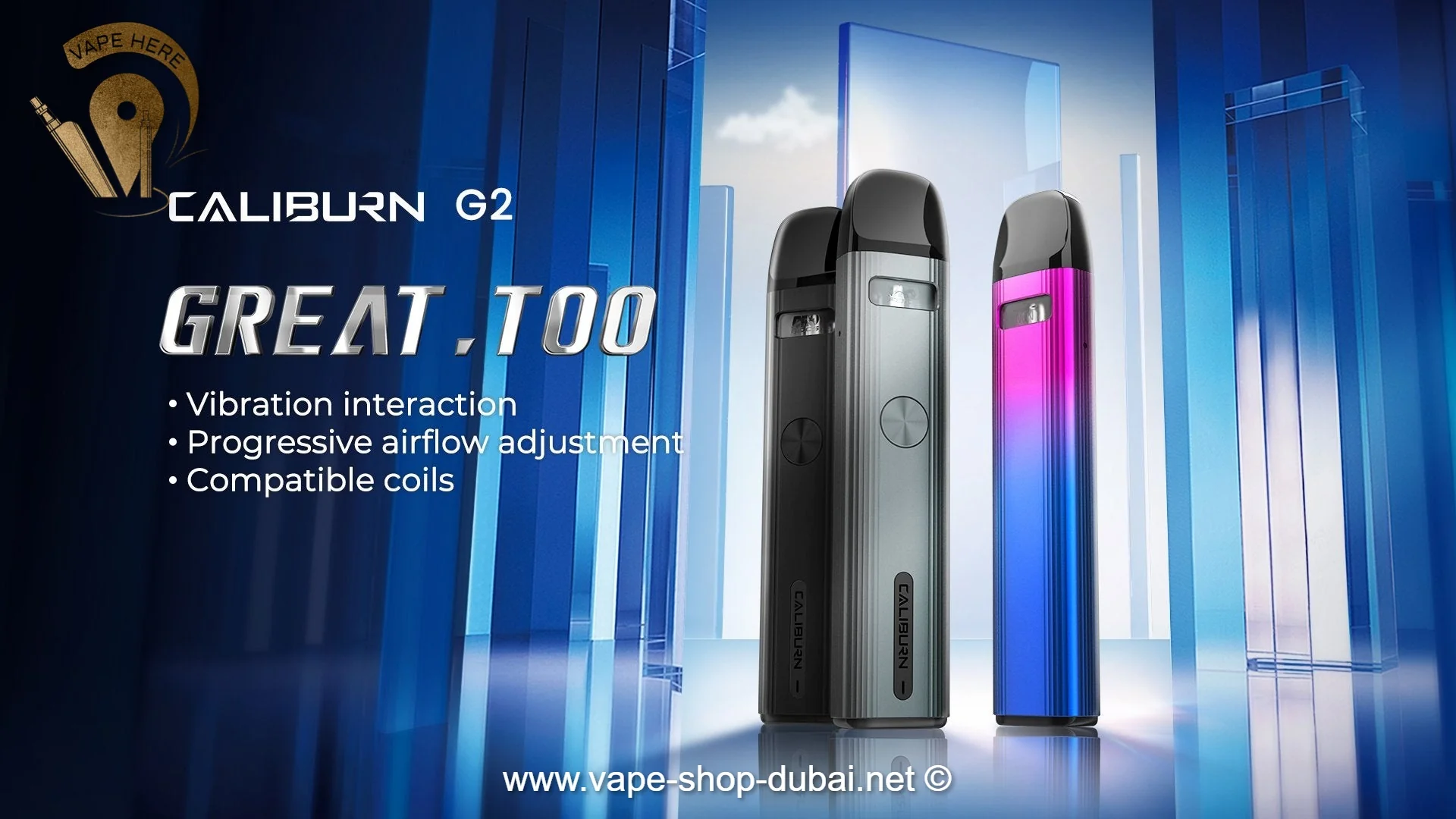 Uwell Caliburn G2 Pod System Kit 750mAh - Image 4