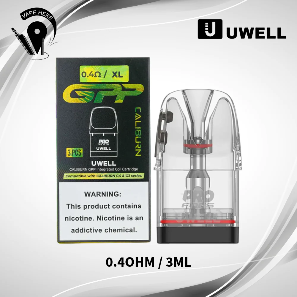 UWELL CALIBURN GPP Pods with Integrated Coil 3 Pc/Pack - Image 2