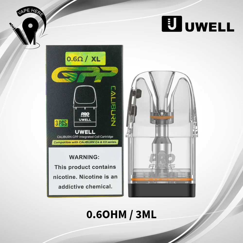 UWELL CALIBURN GPP Pods with Integrated Coil 3 Pc/Pack - Image 3