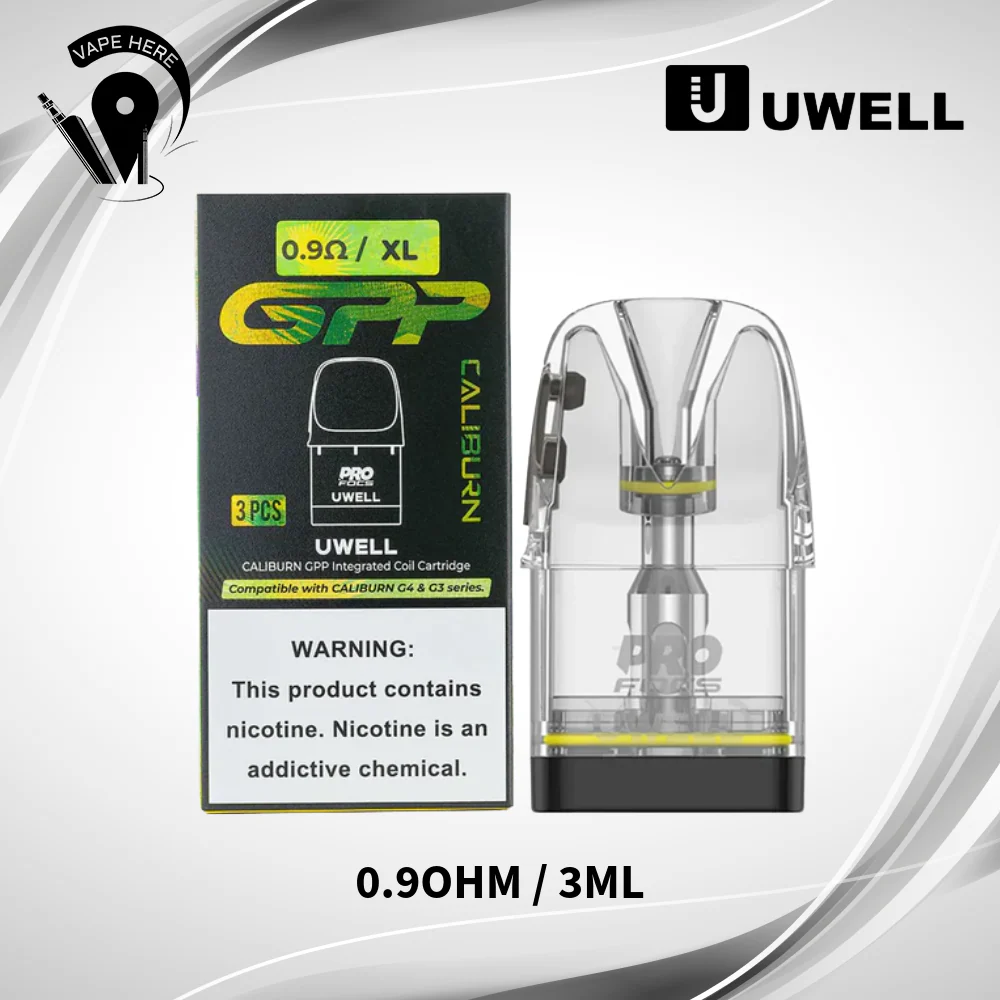 UWELL CALIBURN GPP Pods with Integrated Coil 3 Pc/Pack - Image 4
